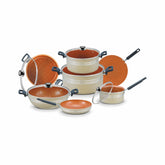 Nonstick Polka Set 15 pcs Marble Coating