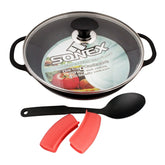 Deluxe Cooking Karahi with PTFE Non-Stick Coating – 28cm & 32cm