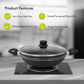 Induction Wok - Sonex Nonstick Marble Coated 32 CM