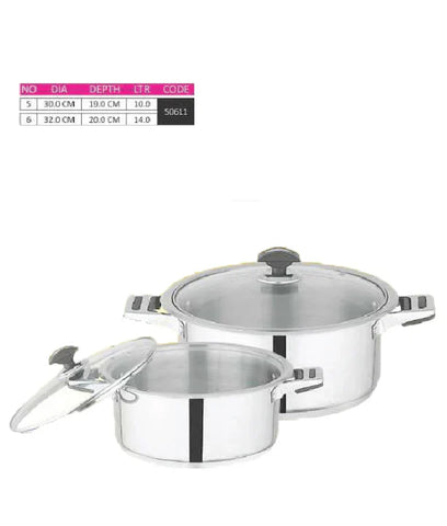 Mega Classic Set-Sonex 8PCS  22 cm, 24cm, 26cm, 28cm