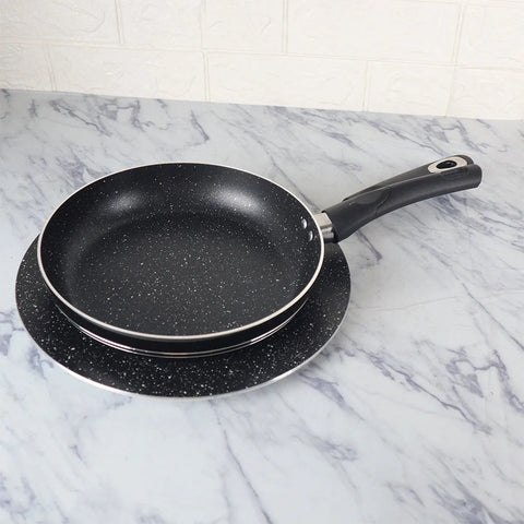 17-Piece Elite Non-Stick Marble Coated Cookware Gift Pack – Black | Premium Kitchen Set