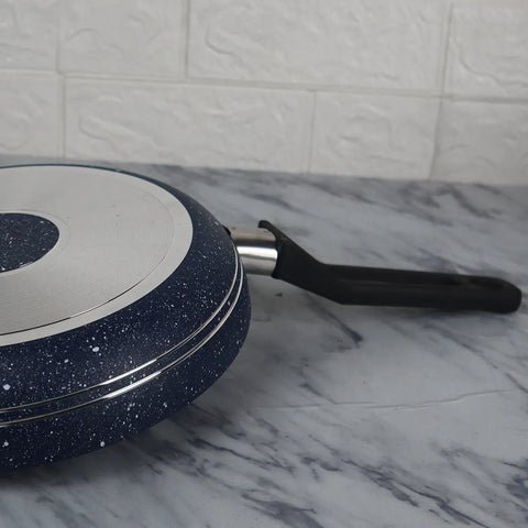 17-Piece Non-Stick Marble Coated Superior Cookware Gift Set – Blue | Premium Cooking Set