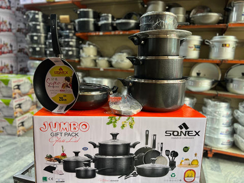 Sonex 22 pcs Jumbo Non-Stick Cookware Gift Pack