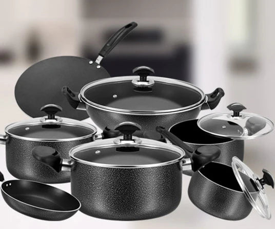 Grace Gift Pack - Sonex Glass Lid Nonstick 17 PCS