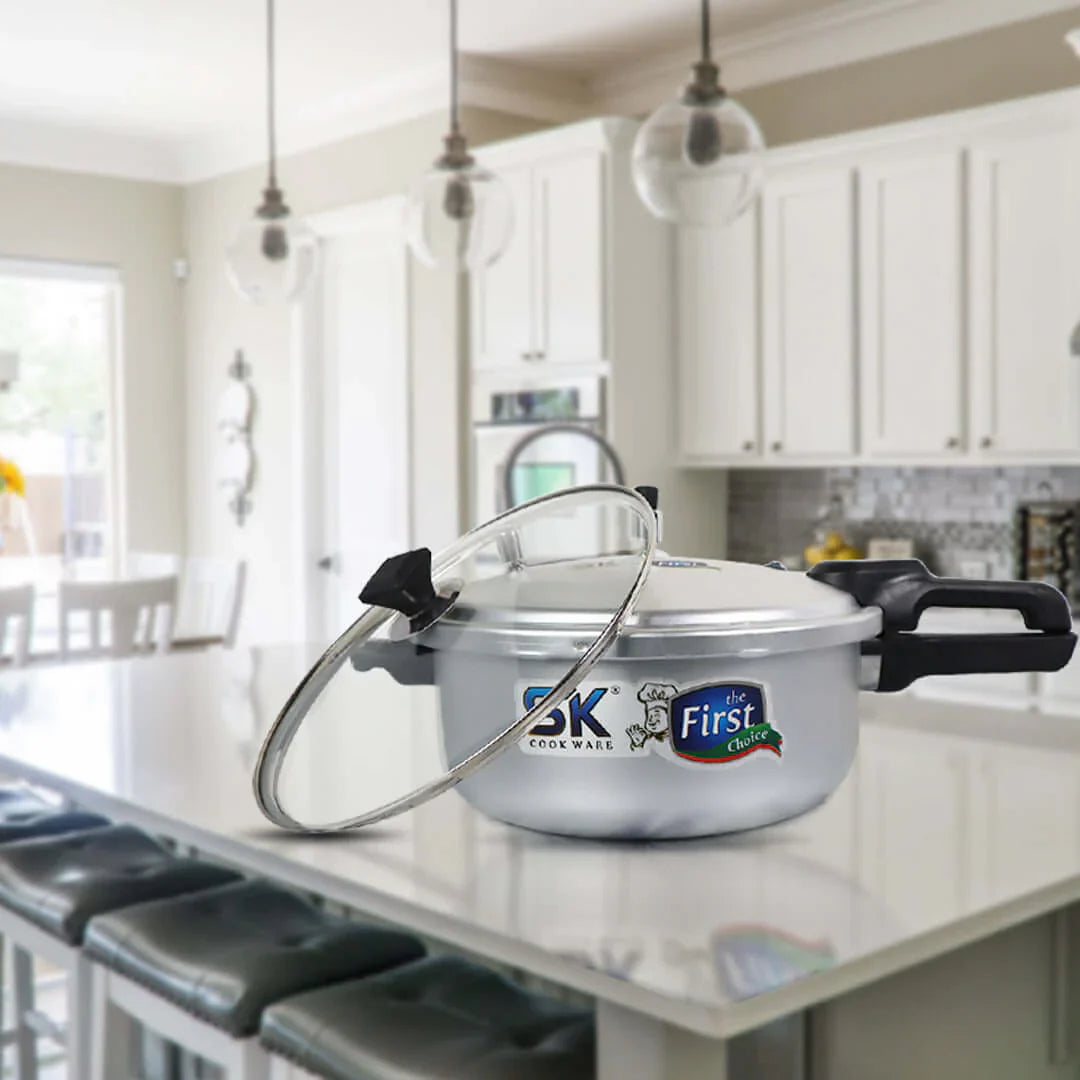 9 Liter Ocean 2 in 1 Pressure Cooker with Free Glass Lid