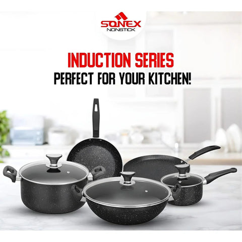 Induction Gift Set - Sonex Nonstick Marble Coated