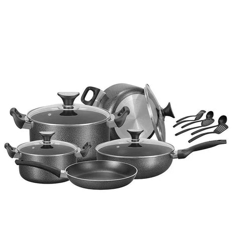 Carrolli Max Glass Lid Gift Pack – Sonex Non-Stick Cookware Set (16 Pieces)