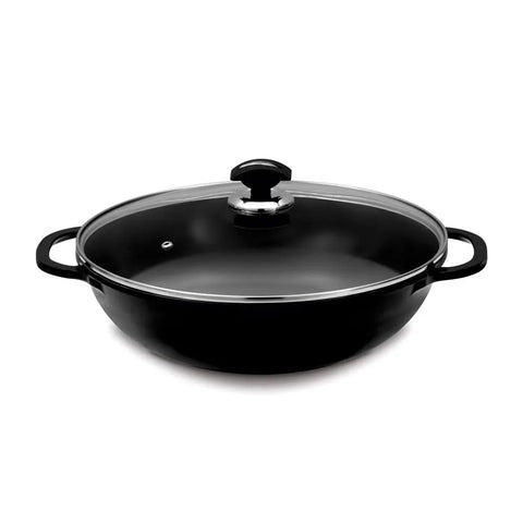Deluxe Cooking Karahi with PTFE Non-Stick Coating – 28cm & 32cm