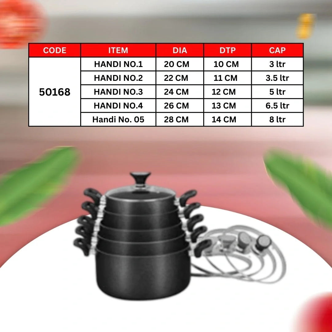 GL Galaxy Set (20x28) with Glass Lid – Sonex Non-Stick Cookware Set