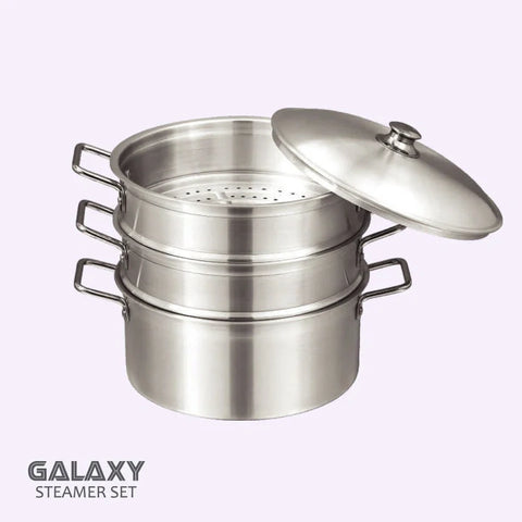 Sonex Galaxy Steamer – 5-Layer Aluminium Base, High Quality (28cm & 32cm)