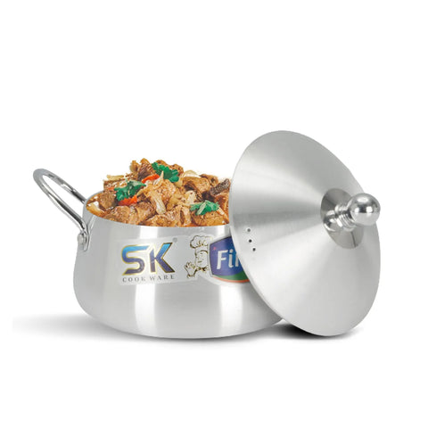 Heavy Gauged Metal Finish Casserole Belly Gift Set | Premium Cookware Set