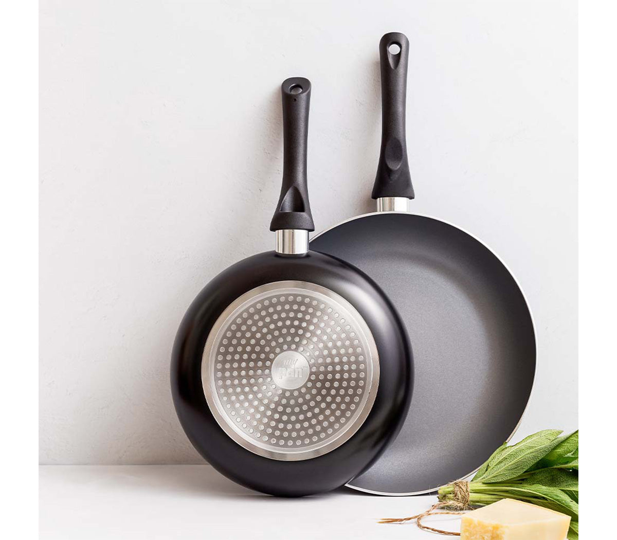 INDUCTION FRY PAN SONEX NONSTICK MARBLE COATED  26CM