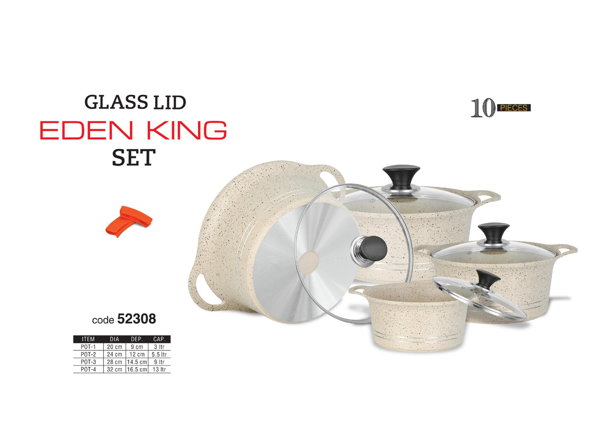 Eden King Set Gift Pack - 10 Pieces: Cook Like Royalty