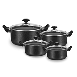 Royal Gift Set with Glass Lid – Sonex Non-Stick Cookware Set