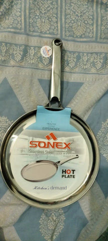 Sonex 26cm Stainless Steel Hot Plate: Premium Quality for Efficient Cooking