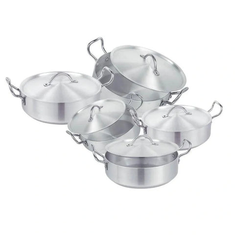 Sonex Flat Karahi Set – Metal Finish: A Versatile Kitchen Essential