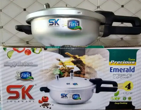Emerald Aluminum Pressure Cooker & Karahi/Wok