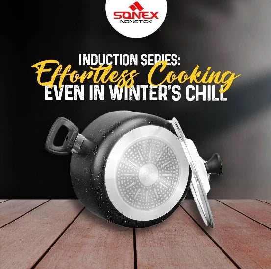 Induction Casserole - Sonex Nonstick Marble Coated 28 CM