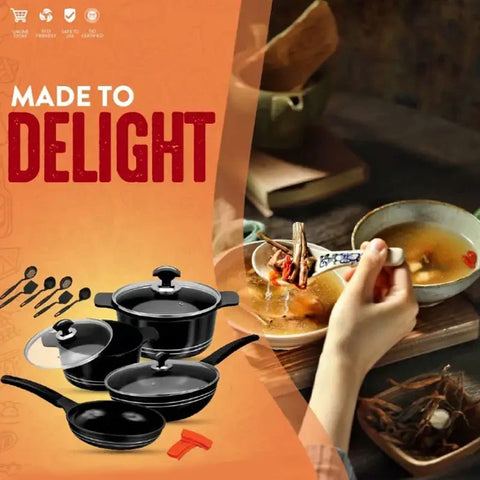 Deluxe Supreme Set - Sonex 15 PCS Die-Cast Nonstick